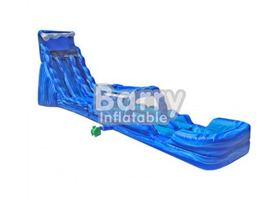 Promotional Blue Slip And Slide Inflatable Slide With 0.55 mm PVC BY-SNS-041